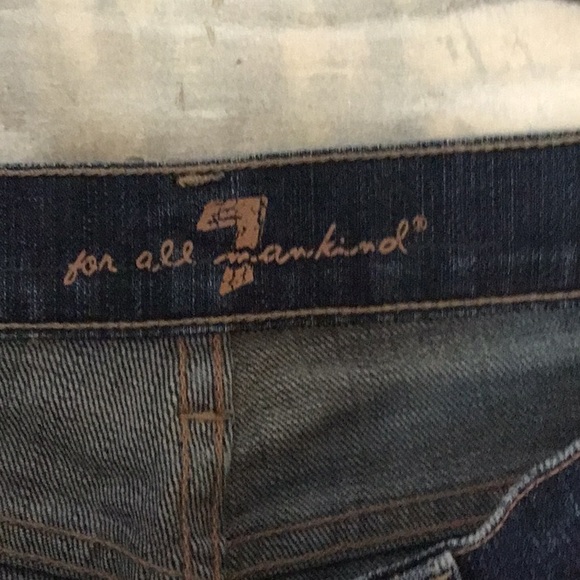 7 of all mankind woman’s bootcut jeans size 24 - Picture 3 of 5